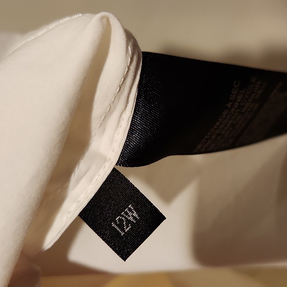 ❤️ DONCASTER COLLECTION POPLIN RUFFLED TOP / BLOUSE, 12W - Picture 7 of 9